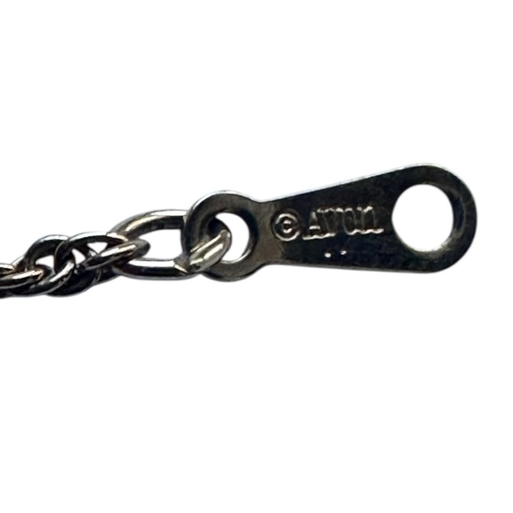 Avon & Amethyst Gold Tone Necklace Leaf - Picture 10 of 10